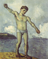 Paul Cèzanne, Bather with Outsrtetched Arms, 1877-78