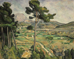 Paul Cèzanne, Mount Sainte-Victoire and the Viaduct of the Arc River Valley, 1882