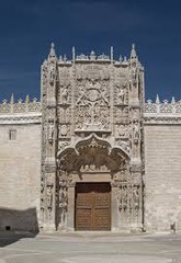 *Portal of Colegio de San Gregorio*
Valladoid, Spain
1498
16th Century Spanish

Plateresque Gothic. Huge pomegranate tree in middle is a symbol of Granada. Coat of arms of Ferdinand e Isabella. Ogival arches. Ogee in middle.