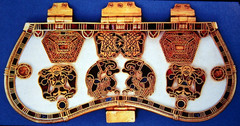 Purse Cover from Sutton Hoo Ship Burial,600-650,gold,Saxon Art
