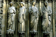 Reims, jamb statues