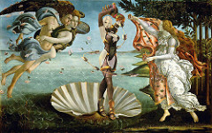 Sandro Botticelli 
Birth of Venus 
1484-1486 
Tempura on Canvas
Uffizi Florence