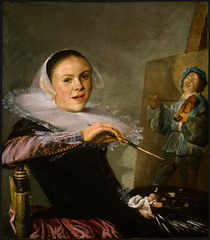 Self-Portrait, Judith Leyster, 1633, National Gallery, Washington,Dutch Baroque Art
