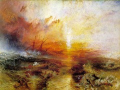 Slave Ship

Turner, 1840, Oil on Canvas

Shown at the Royal Academy in 1840 in context an excerpt from his poem 