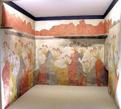 Spring fresco, c. 1650 B.C.E., Athens,Minoan/Aegean Art