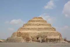 *Stepped Pyramid of King Djoser*
*Imhotep*
2630-2611 BC
Saqqara, Egypt
Predynastic
stone and limestone

Composed of mastabas stacked up on top of each other. Serves to protect King Djoser's new home. Faces point in cardinal directions. Protective wall surrounding it.