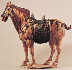 Tang ceremic horse
(Tang)

(China)