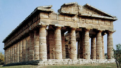 Temple of Hera II, from Paestum, Italy (460 B.C.)

Doric order, enasis columns.