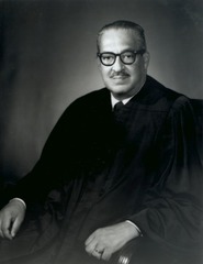 The first black American ever to serve on the U.S. supreme court