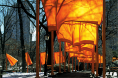 The Gates. New Youk City, US Christo and Jeanne-Claude. 1979-2005 ce. mixed media