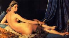 The Grand Odalisque, Jean-Auguste Ingres, 1814, Louvre Paris,French Romanticism