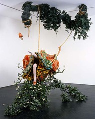 The Swing (after Fragonard). Yinka Shonibare. 2001 C.E. Mixed-media installation.