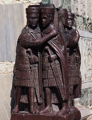 The Tetrarchs,305 CE, poryphyry,Late Imperial Roman