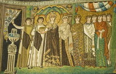 Theodora and Attendants
c. 547
Culture: Byzantine
Mosaic