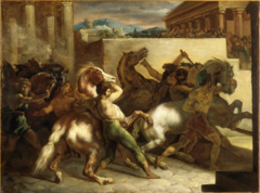 Théodore Géricault, Race of the Barberi Horses, 1817