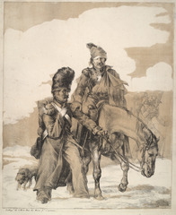Théodore Géricault, Return from Russia, 1818