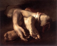 Théodore Géricault, Study of Arm and Two Feet, 1818-1819