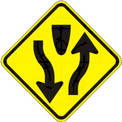 This yellow and black sign means: