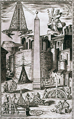 Transportation of the Obelisk by Fontana, 1590