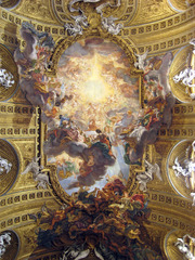 Triumph in the name of Jesus from Il Gesu Church

On ceiling of the nave of Il Gesu church
Monogram of Jesus's 