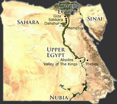Upper and Lower Egypt