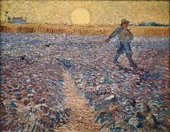 Vincent Van Gogh, The Sower (with Setting Sun), 1888