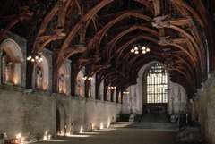 Westminster Hall

Last remaining piece of the medieval parliament building as the rest burned down
