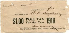 What was the purpose of the poll tax?