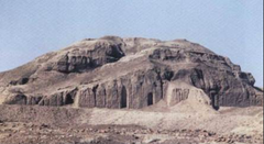 White Temple and its ziggurat. Uruk (modern Warka, Iraq). Sumerian. c. 3500-3000 B.C.E. Mud brick.