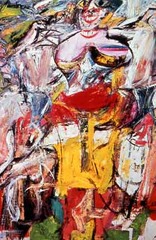 Woman, I
William de Kooning. 1950-1952 C.E. Oil on canvas
 Woman, I reflects the age-old cultural ambivalence between reverence for and fear of the power of the feminine.